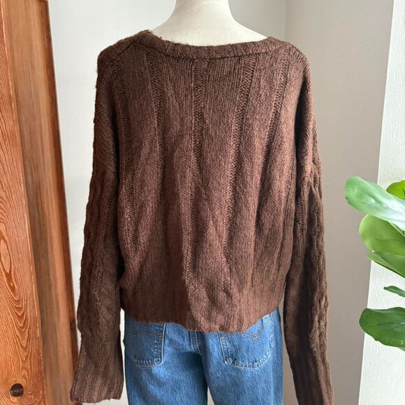 Women's Brown Cardigan - Picture 2 of 7